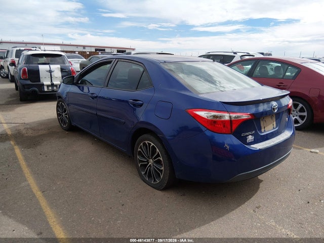2014 Toyota Corolla S Plus მანქანა იყიდება აუქციონზე, vin: 2T1BURHE1EC227812, აუქციონის ნომერი: 46143877