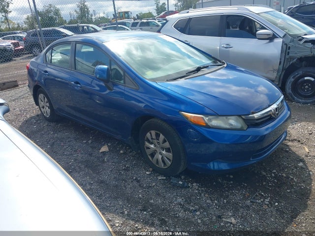46143913 :رقم المزاد ، 19XFB2F59CE002327 vin ، 2012 Honda Civic Lx مزاد بيع