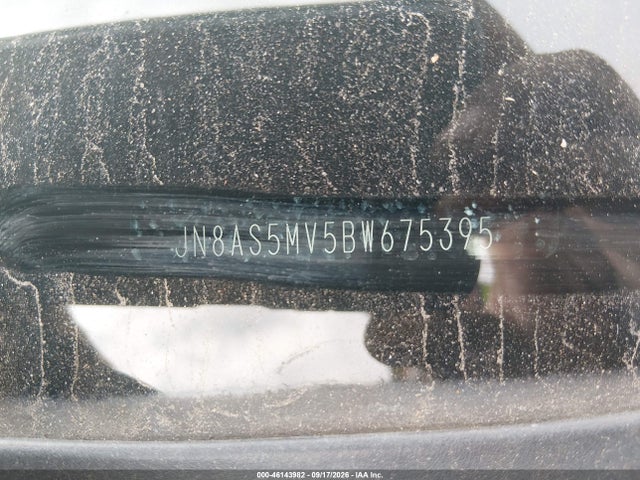 46143982 :رقم المزاد ، JN8AS5MV5BW675395 vin ، 2011 Nissan Rogue Sv مزاد بيع