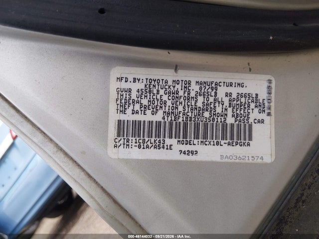 Продажа на аукционе авто 1999 Toyota Avalon Xls, vin: 4T1BF18B3XU350112, номер лота: 46144032