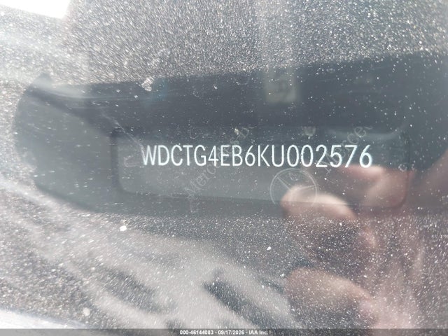 46144083 :رقم المزاد ، WDCTG4EB6KU002576 vin ، 2019 Mercedes-benz Gla 250 مزاد بيع