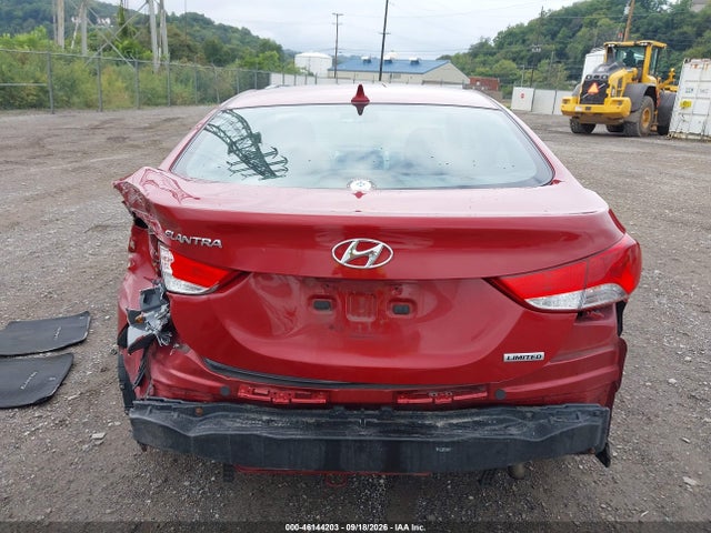 2012 Hyundai Elantra Limited (ulsan Plant) მანქანა იყიდება აუქციონზე, vin: KMHDH4AE6CU501186, აუქციონის ნომერი: 46144203