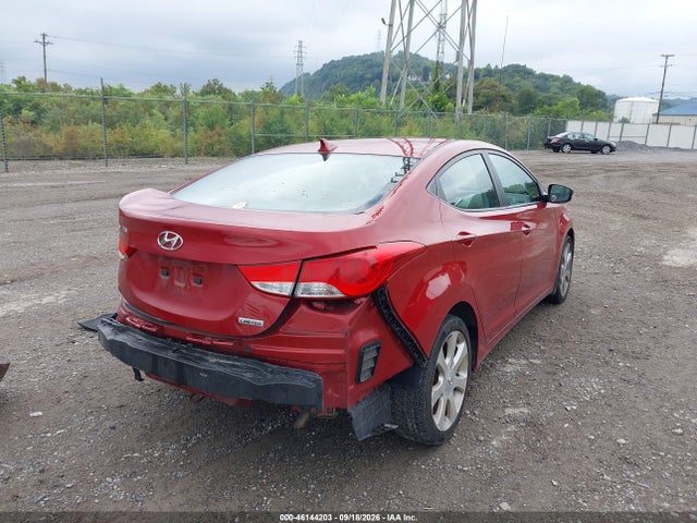 2012 Hyundai Elantra Limited (ulsan Plant) მანქანა იყიდება აუქციონზე, vin: KMHDH4AE6CU501186, აუქციონის ნომერი: 46144203