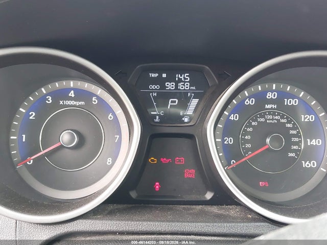 2012 Hyundai Elantra Limited (ulsan Plant) მანქანა იყიდება აუქციონზე, vin: KMHDH4AE6CU501186, აუქციონის ნომერი: 46144203
