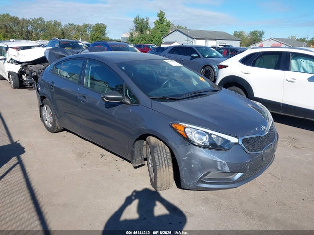 2016 Kia Forte Lx მანქანა იყიდება აუქციონზე, vin: KNAFK4A6XG5486440, აუქციონის ნომერი: 46144240