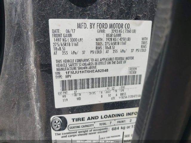 1FMJU1HT6HEA82548 Ford Expedition Xlt