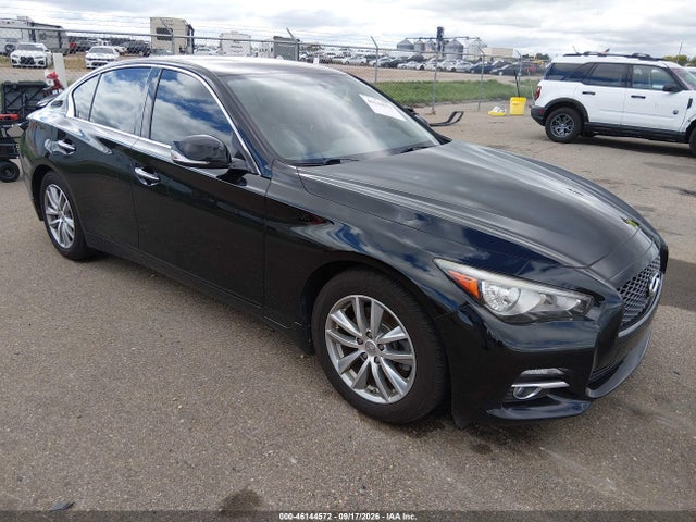 2014 Infiniti Q50 Premium მანქანა იყიდება აუქციონზე, vin: JN1BV7AR4EM703197, აუქციონის ნომერი: 46144572