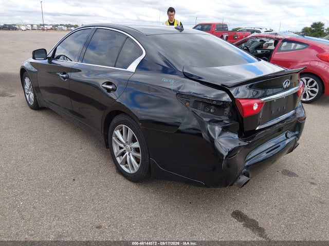 2014 Infiniti Q50 Premium მანქანა იყიდება აუქციონზე, vin: JN1BV7AR4EM703197, აუქციონის ნომერი: 46144572