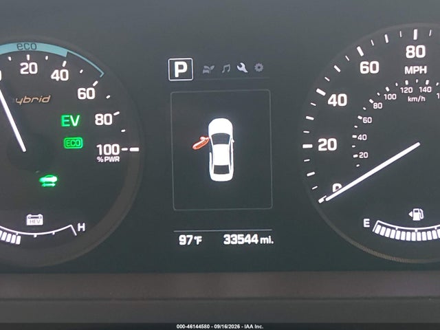 Продаж на аукціоні авто 2016 Hyundai Sonata Hybrid Se, vin: KMHE24L16GA039395, номер лоту: 46144580