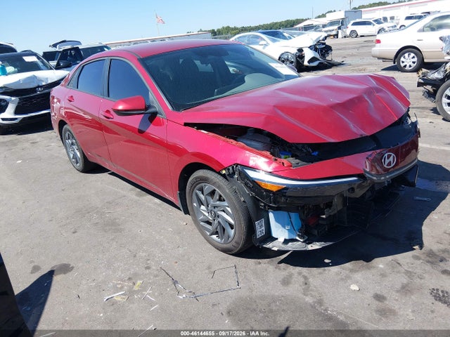46144655 :رقم المزاد ، KMHLM4DJ2SU162571 vin ، 2025 Hyundai Elantra Hybrid Blue مزاد بيع