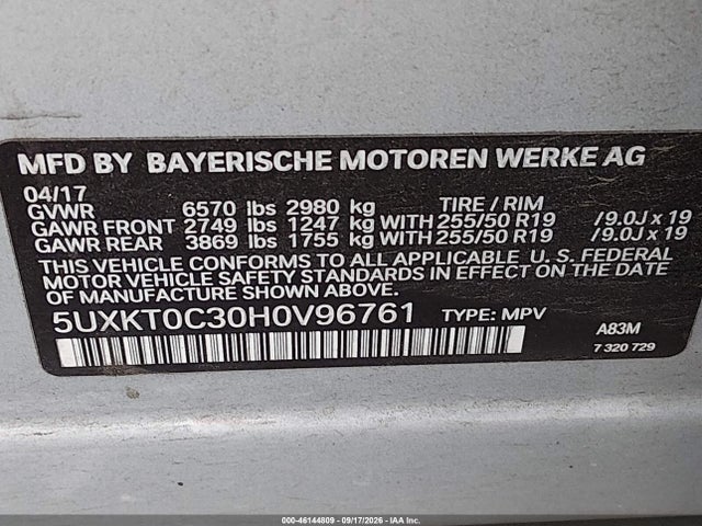 5UXKT0C30H0V96761 BMW X5 Edrive Xdrive40e Iperformance