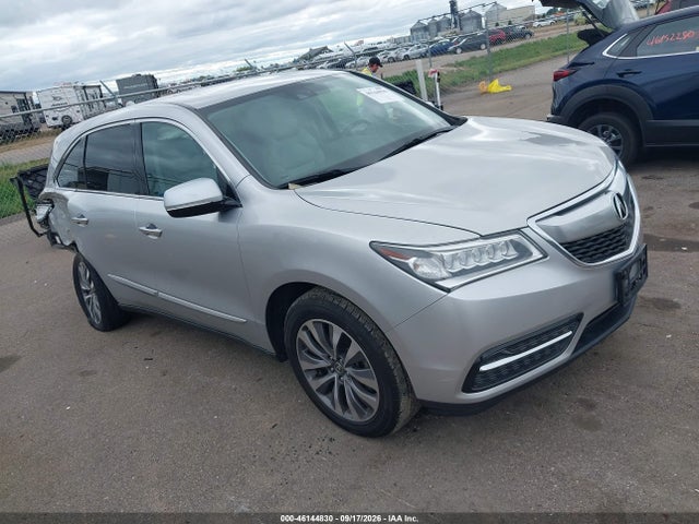 2014 Acura Mdx Technology Package მანქანა იყიდება აუქციონზე, vin: 5FRYD4H47EB004575, აუქციონის ნომერი: 46144830