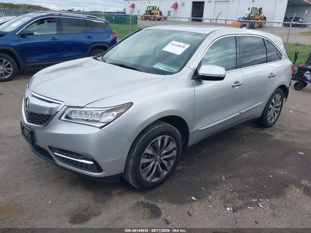 2014 Acura Mdx Technology Package მანქანა იყიდება აუქციონზე, vin: 5FRYD4H47EB004575, აუქციონის ნომერი: 46144830