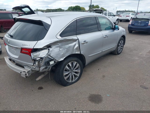2014 Acura Mdx Technology Package მანქანა იყიდება აუქციონზე, vin: 5FRYD4H47EB004575, აუქციონის ნომერი: 46144830