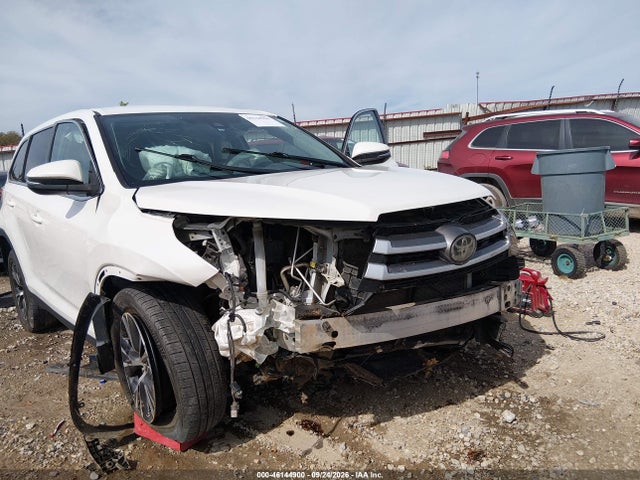 2019 Toyota Highlander Le მანქანა იყიდება აუქციონზე, vin: 5TDZZRFH8KS290891, აუქციონის ნომერი: 46144900