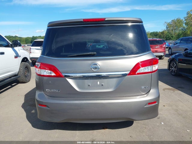 2015 Nissan Quest მანქანა იყიდება აუქციონზე, vin: JN8AE2KP6F9124956, აუქციონის ნომერი: 46144992