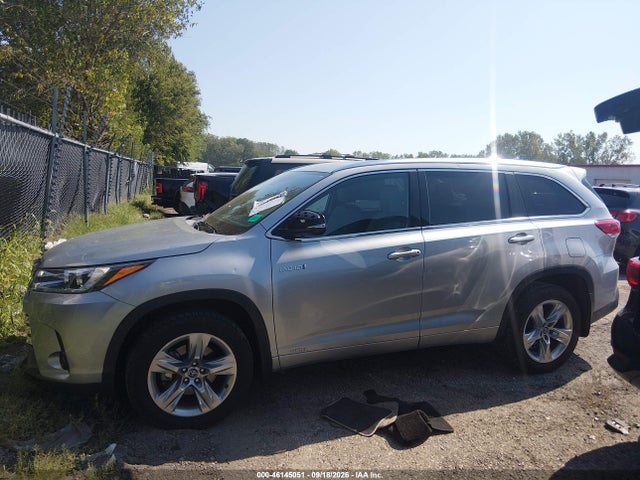 2019 Toyota Highlander Hybrid Limited მანქანა იყიდება აუქციონზე, vin: 5TDDGRFH9KS056145, აუქციონის ნომერი: 46145051