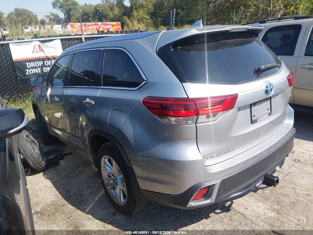 2019 Toyota Highlander Hybrid Limited მანქანა იყიდება აუქციონზე, vin: 5TDDGRFH9KS056145, აუქციონის ნომერი: 46145051