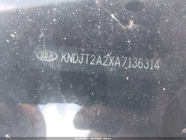 46145111 :رقم المزاد ، KNDJT2A2XA7136314 vin ، 2010 Kia Soul Sport مزاد بيع