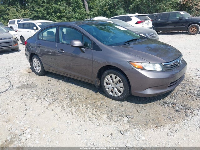 2012 Honda Civic Lx მანქანა იყიდება აუქციონზე, vin: 19XFB2F54CE095354, აუქციონის ნომერი: 46145398