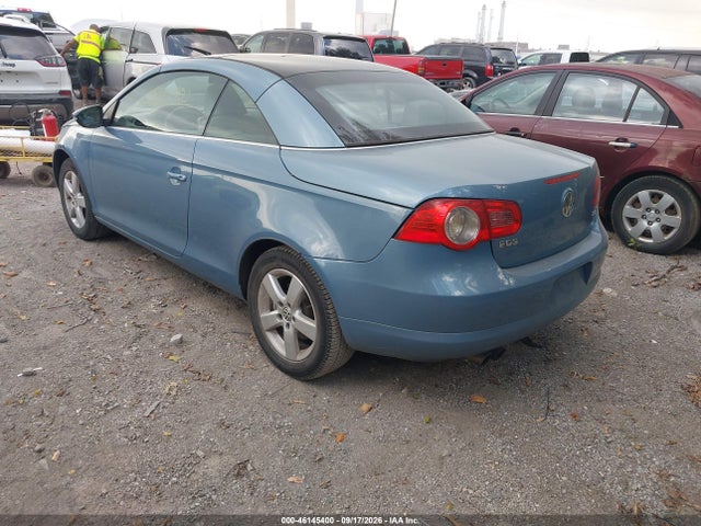 46145400 :رقم المزاد ، WVWBA71F99V018580 vin ، 2009 Volkswagen Eos Komfort مزاد بيع