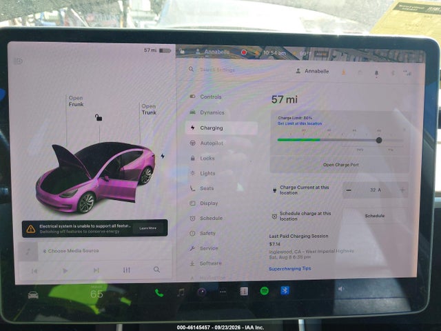 2019 Tesla Model 3 Long Range/mid Range/standard Range/standard Range Plus მანქანა იყიდება აუქციონზე, vin: 5YJ3E1EA5KF352324, აუქციონის ნომერი: 46145457