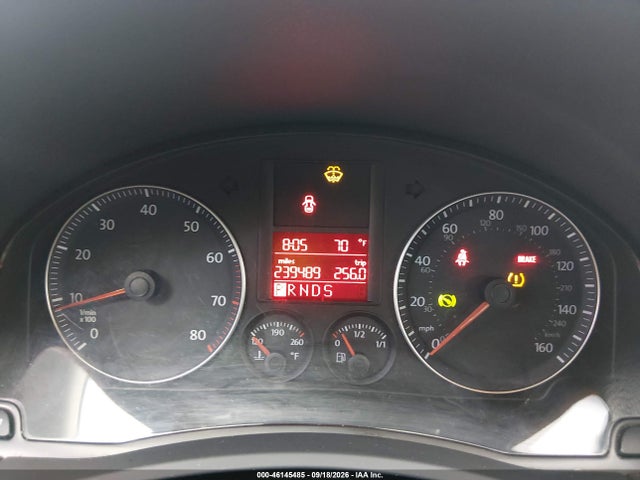 46145485 :رقم المزاد ، 3VWRZ71K79M122741 vin ، 2009 Volkswagen Jetta Se مزاد بيع