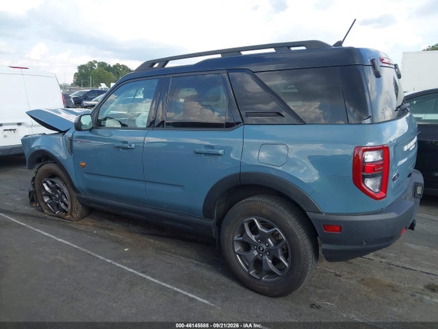 46145588 :رقم المزاد ، 3FMCR9D97NRD71689 vin ، 2022 Ford Bronco Sport Badlands مزاد بيع