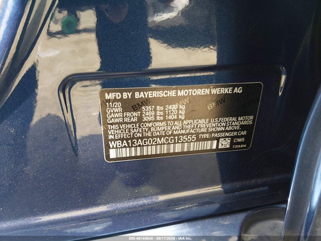 BMW 530e 2021 WBA13AG02MCG13555 Image 9