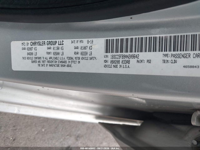 Aukcja sprzedaży 2010 Dodge Avenger R/t, vin: 1B3CC5FB9AN209642, numer aukcji: 46145802
