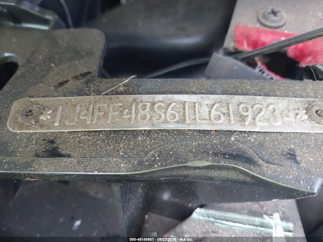 46145981 :رقم المزاد ، 1J4FF48S61L619234 vin ، 2001 Jeep Cherokee Sport مزاد بيع