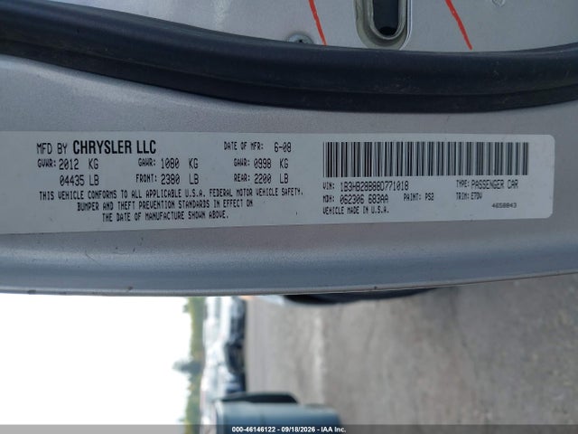 Продажа на аукционе авто 2008 Dodge Caliber Se, vin: 1B3HB28B88D771018, номер лота: 46146122