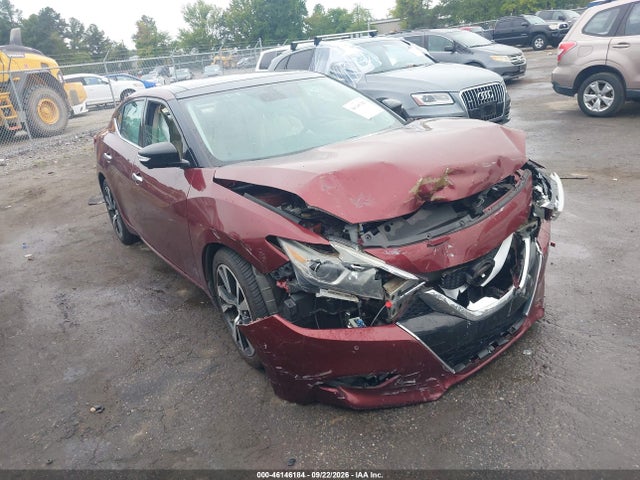 2016 Nissan Maxima 3.5 Platinum მანქანა იყიდება აუქციონზე, vin: 1N4AA6AP2GC390503, აუქციონის ნომერი: 46146184