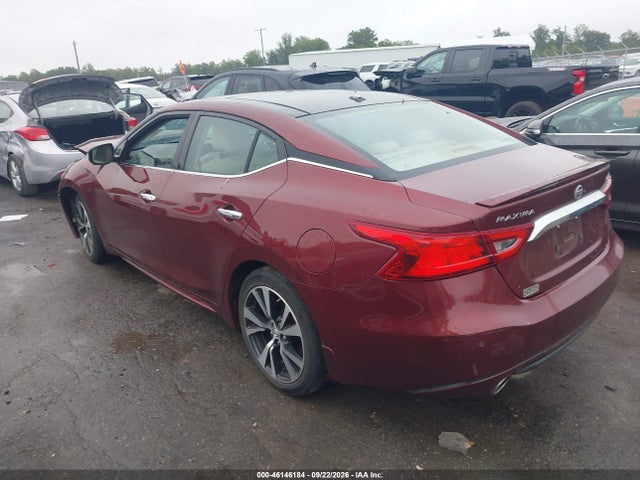 46146184 :رقم المزاد ، 1N4AA6AP2GC390503 vin ، 2016 Nissan Maxima 3.5 Platinum مزاد بيع