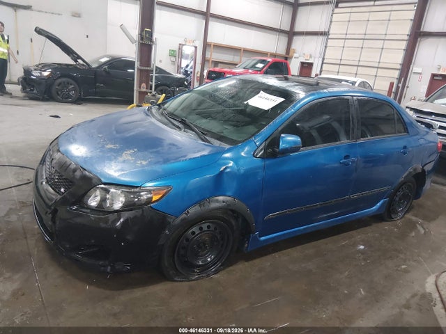 46146331 :رقم المزاد ، 1NXBU40E69Z001915 vin ، 2009 Toyota Corolla S مزاد بيع