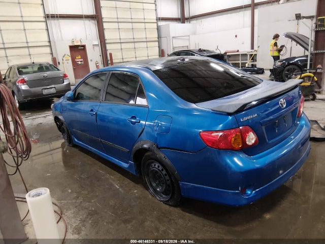 46146331 :رقم المزاد ، 1NXBU40E69Z001915 vin ، 2009 Toyota Corolla S مزاد بيع