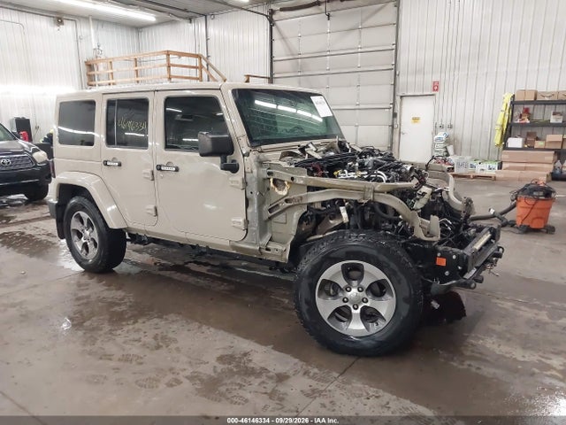 2017 Jeep Wrangler Unlimited Sahara მანქანა იყიდება აუქციონზე, vin: 1C4BJWEG8HL627750, აუქციონის ნომერი: 46146334