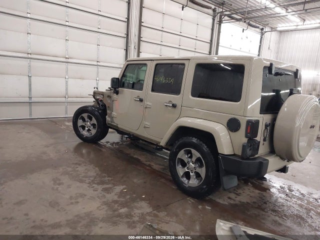 Продажа на аукционе авто 2017 Jeep Wrangler Unlimited Sahara, vin: 1C4BJWEG8HL627750, номер лота: 46146334