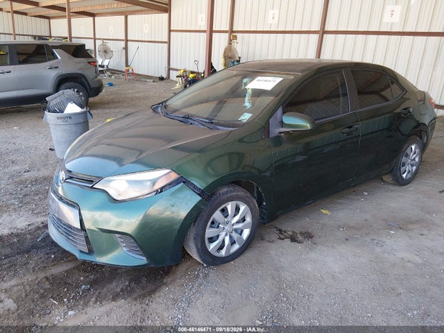 46146471 :رقم المزاد ، 2T1BURHEXFC314688 vin ، 2015 Toyota Corolla Le مزاد بيع