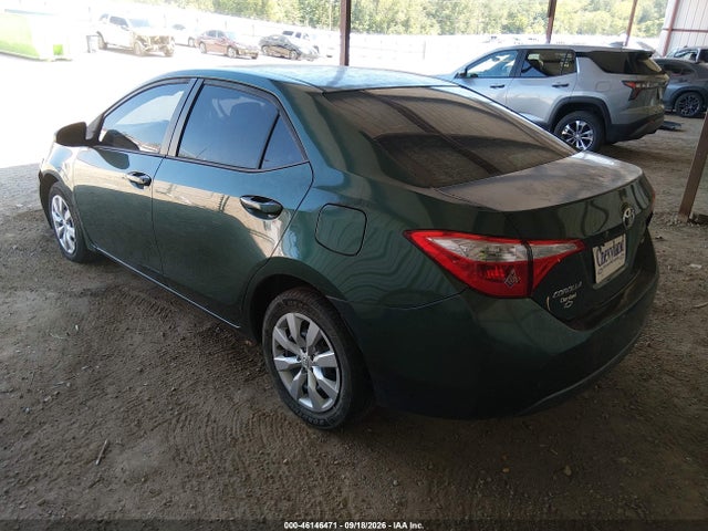 46146471 :رقم المزاد ، 2T1BURHEXFC314688 vin ، 2015 Toyota Corolla Le مزاد بيع