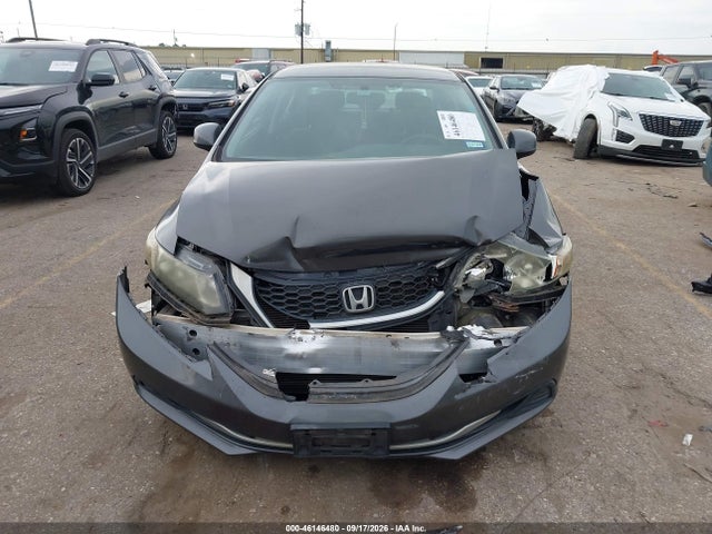 46146480 :رقم المزاد ، 2HGFB2F51DH560146 vin ، 2013 Honda Civic Lx مزاد بيع