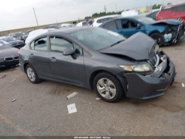 46146480 :رقم المزاد ، 2HGFB2F51DH560146 vin ، 2013 Honda Civic Lx مزاد بيع