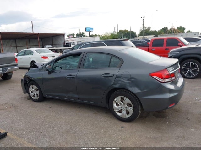 46146480 :رقم المزاد ، 2HGFB2F51DH560146 vin ، 2013 Honda Civic Lx مزاد بيع