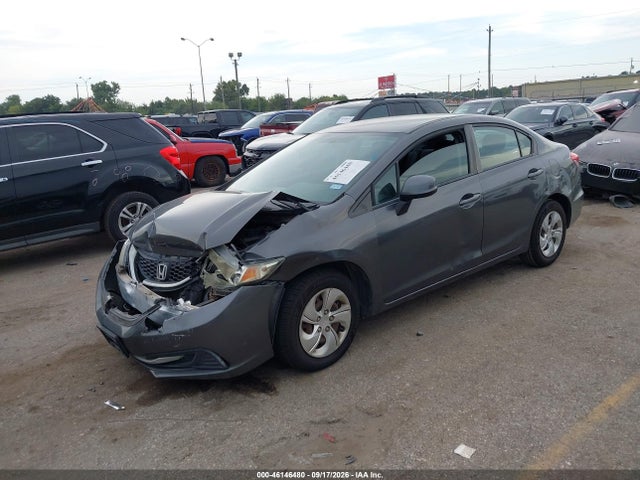 46146480 :رقم المزاد ، 2HGFB2F51DH560146 vin ، 2013 Honda Civic Lx مزاد بيع