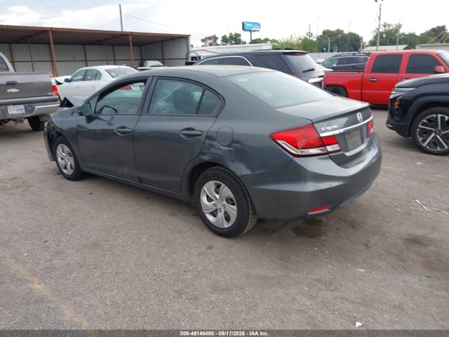 46146480 :رقم المزاد ، 2HGFB2F51DH560146 vin ، 2013 Honda Civic Lx مزاد بيع