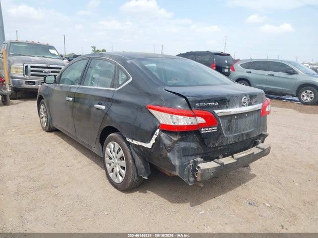 2015 Nissan Sentra S მანქანა იყიდება აუქციონზე, vin: 3N1AB7APXFY270809, აუქციონის ნომერი: 46146528