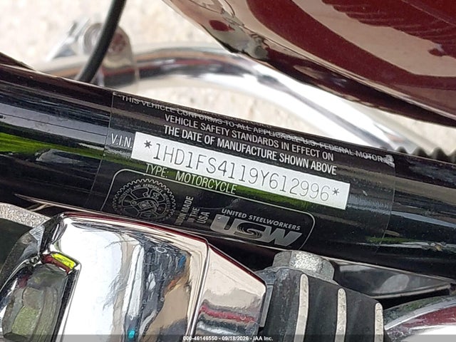 Продажа на аукционе авто 2009 Harley-davidson Fltr, vin: 1HD1FS4119Y612996, номер лота: 46146550