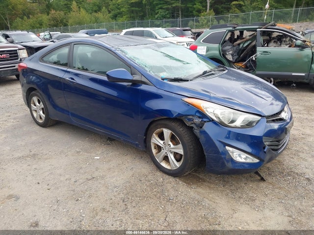 2013 Hyundai Elantra Gs მანქანა იყიდება აუქციონზე, vin: KMHDH6AE5DU011254, აუქციონის ნომერი: 46146636