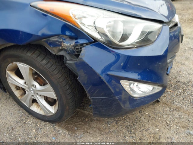 2013 Hyundai Elantra Gs მანქანა იყიდება აუქციონზე, vin: KMHDH6AE5DU011254, აუქციონის ნომერი: 46146636