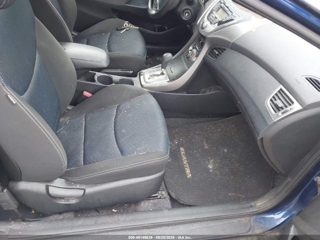 2013 Hyundai Elantra Gs მანქანა იყიდება აუქციონზე, vin: KMHDH6AE5DU011254, აუქციონის ნომერი: 46146636